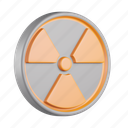 radiation, radiation sign, radioactive, biohazard, contaminate, hazardous, dangerous 