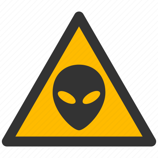 Alien, head, warning, alarm, alert, attention, caution icon - Download on Iconfinder