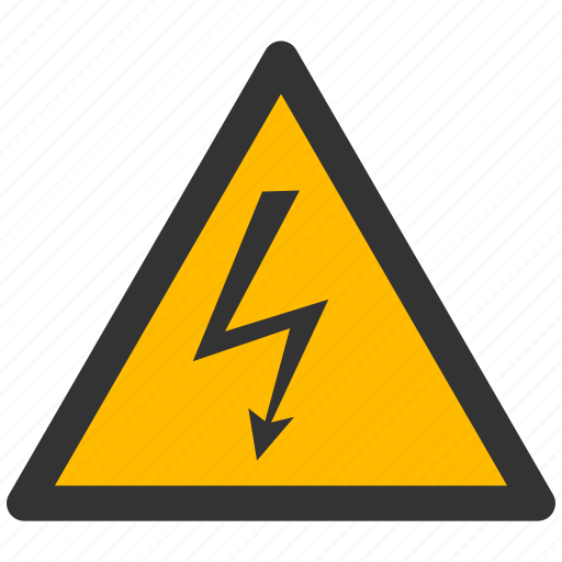 Electric, hazard, high, risk, shock, voltage, warning icon - Download on Iconfinder