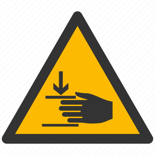 Hand, injury, warning, alarm, alert, attention, caution icon - Download on Iconfinder