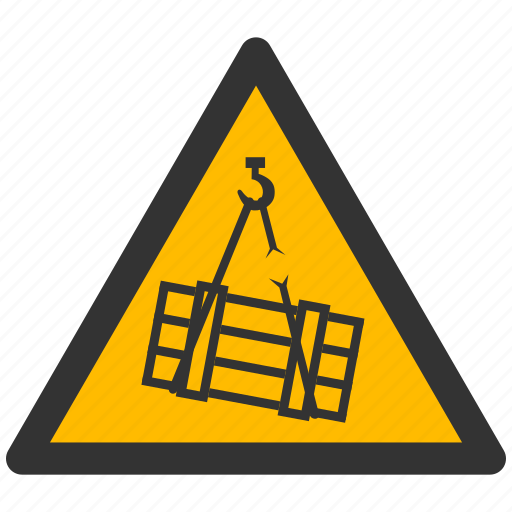 Load, suspended, warning, alarm, alert, attention, caution icon - Download on Iconfinder