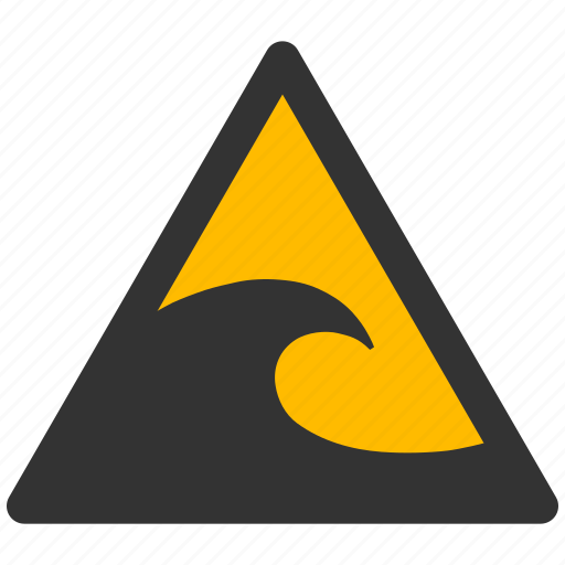 Storm, tsunami, warning, alarm, alert, attention, caution icon - Download on Iconfinder