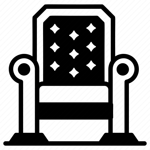 King chair, throne, king seat, royal seat, imperial chair icon - Download on Iconfinder