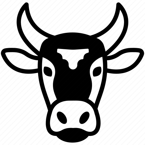 Cow face, cow head, taurus head, animal, cattle head icon - Download on Iconfinder
