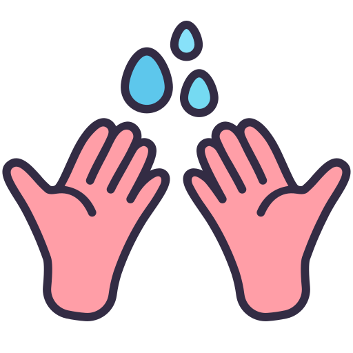 Cleaning, coronavirus, covid, hands, wash, water, wet icon - Free download