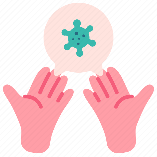 Coronavirus, covid, dirty, disease, hands, infect icon - Download on Iconfinder