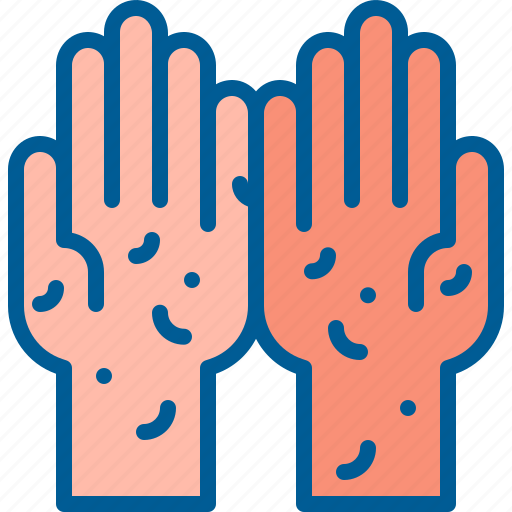 Bacteria, dirty, disease, hand, hands icon - Download on Iconfinder