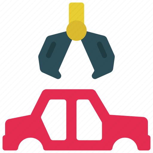 Excavator, claw, car, shell, machinery icon - Download on Iconfinder