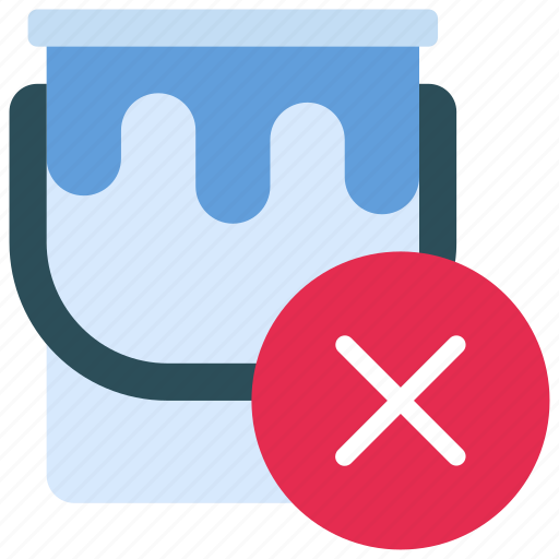 No, paint, disposal, paintcan, prohibited icon - Download on Iconfinder