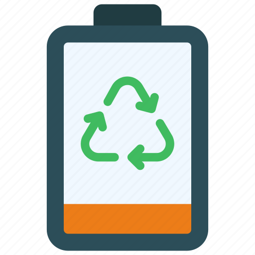 Recycled, battery, lithium, recycling, recycle icon - Download on Iconfinder