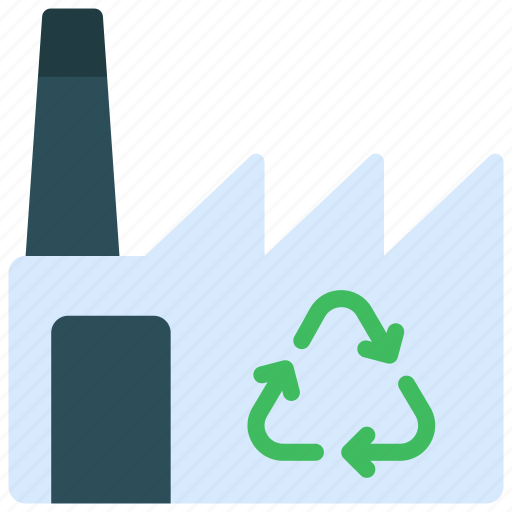 Recycling, plant, recycle, reduce, building icon - Download on Iconfinder