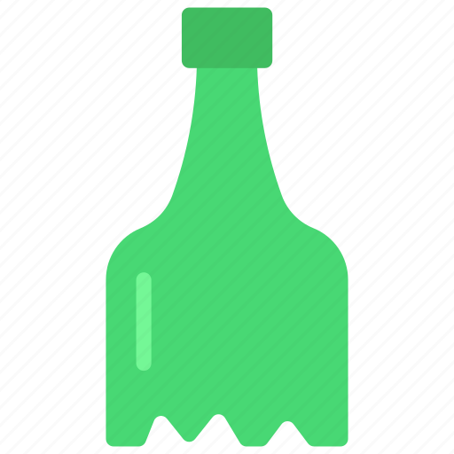 Smashed, bottle, smash, cracked, beer icon - Download on Iconfinder