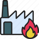 incinerator, factory, incineration, plant, fire