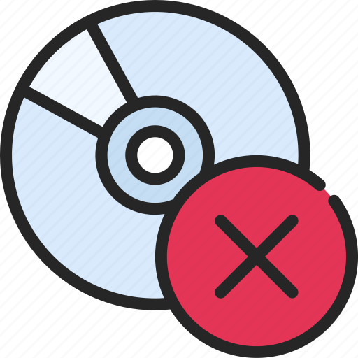 No, disc, disposal, cd, dispose icon - Download on Iconfinder
