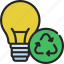 recycle, lightbulb, light, bulb, recycling 