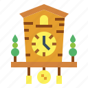 alarm, clock, craft, cuckoo, wood
