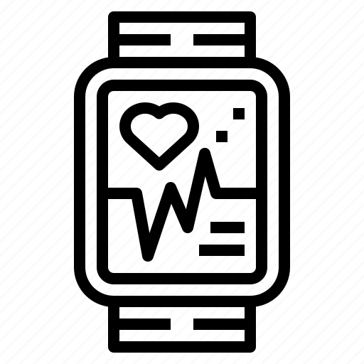 Frequency, heart, medical, rate, smartwatch icon - Download on Iconfinder