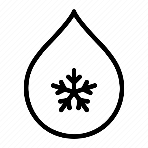 Cold, water, cooling, cool, cooler, h2o, drop icon - Download on Iconfinder