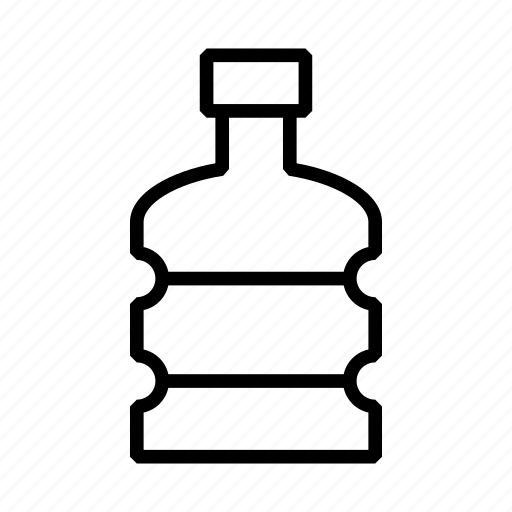 Bottle, line, water icon - Download on Iconfinder