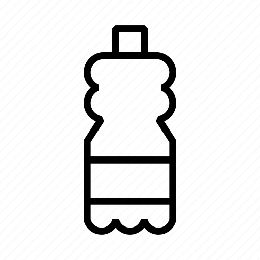 Bottle, drink, line, water icon - Download on Iconfinder