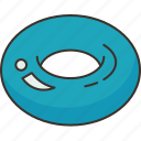 ring, rubber, water, float, pool