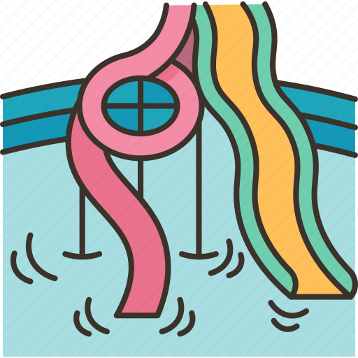 Water, park, slide, summer, vacation icon - Download on Iconfinder