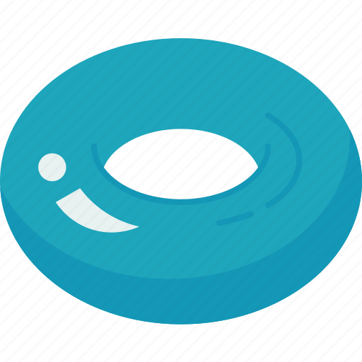 Ring, rubber, water, float, pool icon - Download on Iconfinder