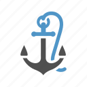 anchor, maritime, nautical, sailboat, ship, sport, water