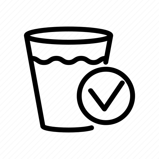 Clean, contour, drop, glass, treatment, water icon - Download on Iconfinder