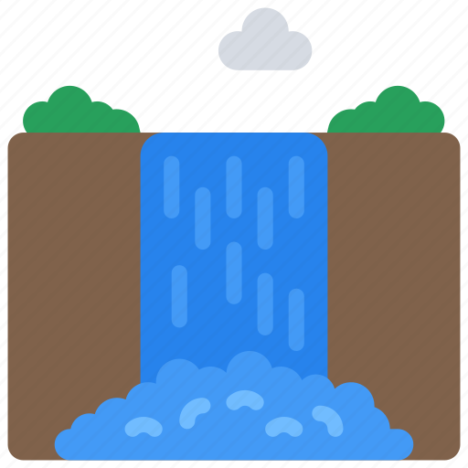 Waterfall, scenic, landscape, nature icon - Download on Iconfinder