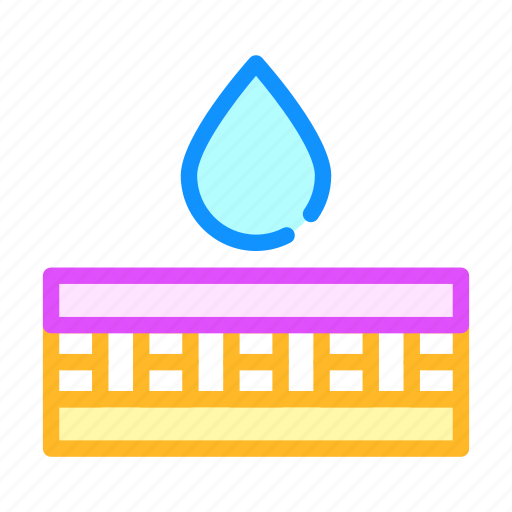Bag, drop, layer, material, water, waterproof icon - Download on Iconfinder