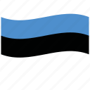 blue, ee, estonia, republic, white, waving flag