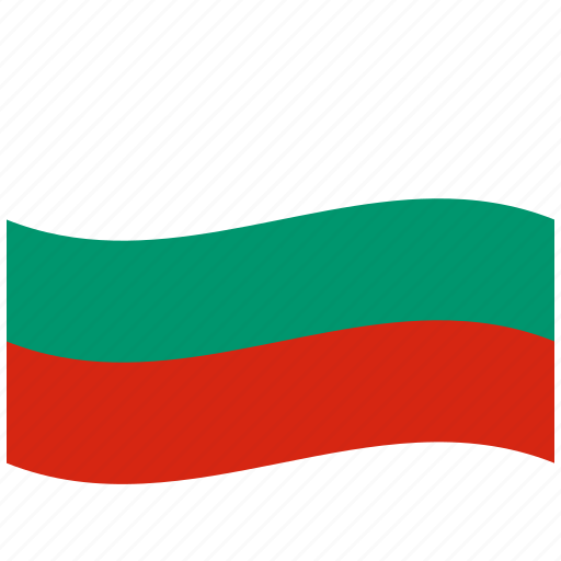 Bulgaria, bulgarian flag, red, green, white, waving flag icon - Download on Iconfinder
