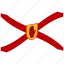 ireland, northern, irish flag, golden, shield, saint patrick s, waving flag 
