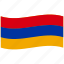 sweden, swedish, am, armenia, republic, waving flag 
