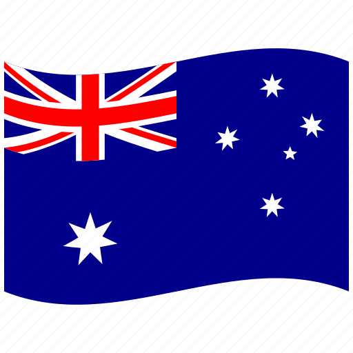 Australia, australian, flag, au, australian flag, waving flag icon - Download on Iconfinder