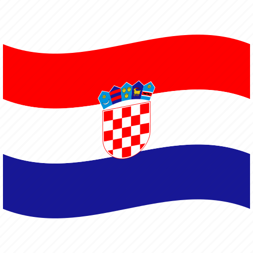 Red, flag, republic, croatia, hr, national, waving flag icon - Download on Iconfinder