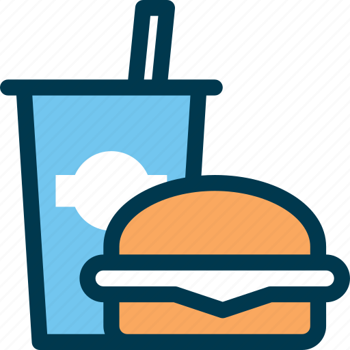 Burger, drink, eat, fastfood, food, wayfind icon - Download on Iconfinder