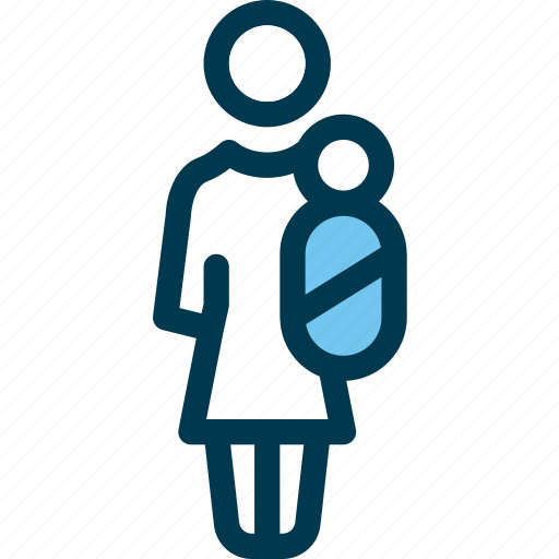 Child, family, female, kid, mother, wayfind icon - Download on Iconfinder