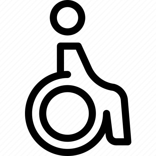 Accessibility, chair, disabled, wayfind, wheelchair icon - Download on Iconfinder