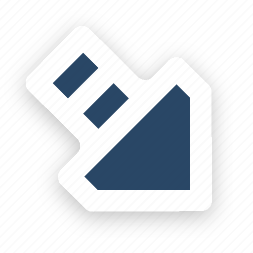 Arrow, double, bottom, right, bottom-right, direction icon - Download on Iconfinder