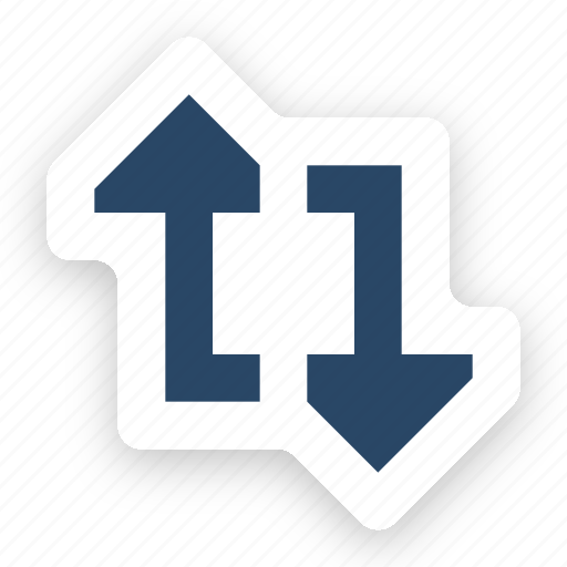 Arrows, bidirection, top, bottom, vertical, clockwise, bidirectional icon - Download on Iconfinder