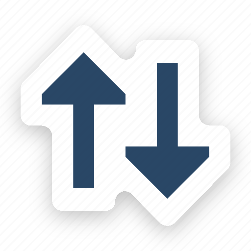 Arrows, top, bottom, opposite, vertical, opposite ways icon - Download on Iconfinder