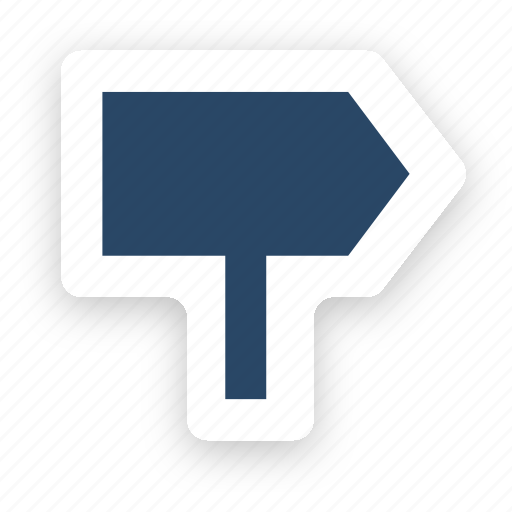 Signpost, right icon - Download on Iconfinder on Iconfinder