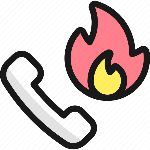 Safety, firefighters, call icon - Download on Iconfinder