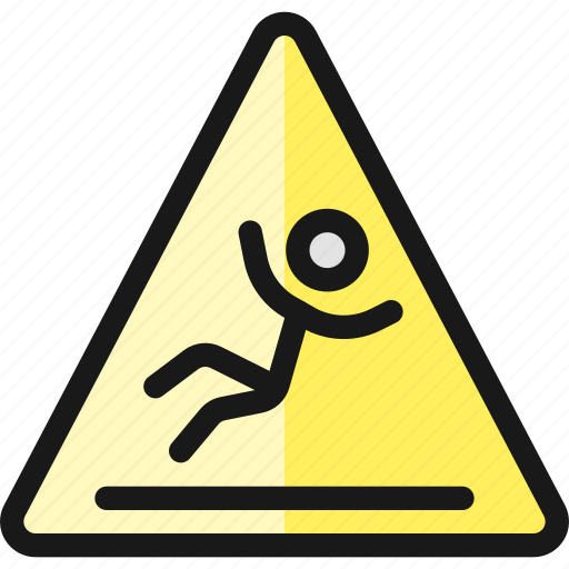 Safety, warning, slippery icon - Download on Iconfinder
