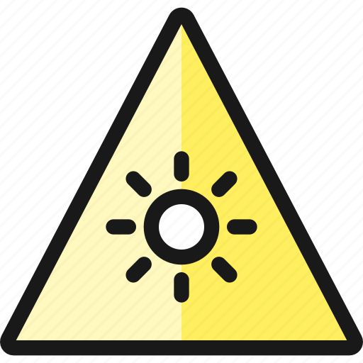 Safety, warning, sun icon - Download on Iconfinder