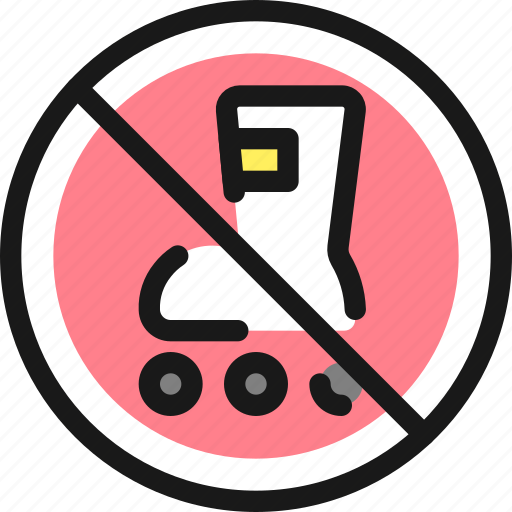 Allowances, no, skates icon - Download on Iconfinder