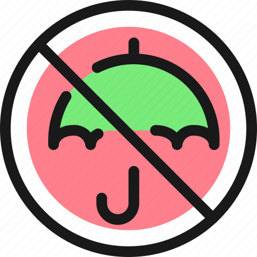 Allowances, no, umbrellas icon - Download on Iconfinder
