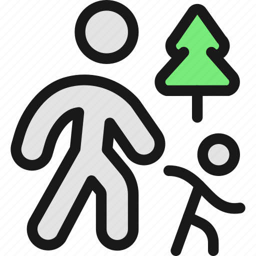 Family, walk, park icon - Download on Iconfinder